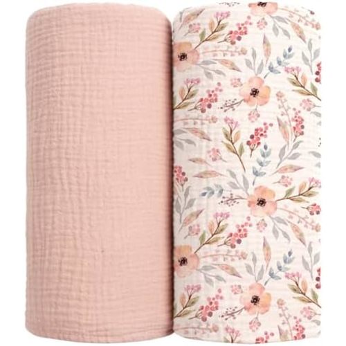 lulumoon Muslin Swaddle Blankets for Baby: 100% Cotton Receiving Blankets