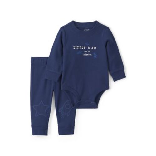 Carter's® Baby Boys Long Sleeve One Piece and Pants Set | Belk