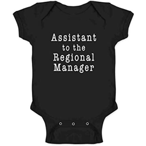 Pop Threads Assistant to The Regional Manager Funny TV Baby Toddler Kids Girl Boy T-Shirt
