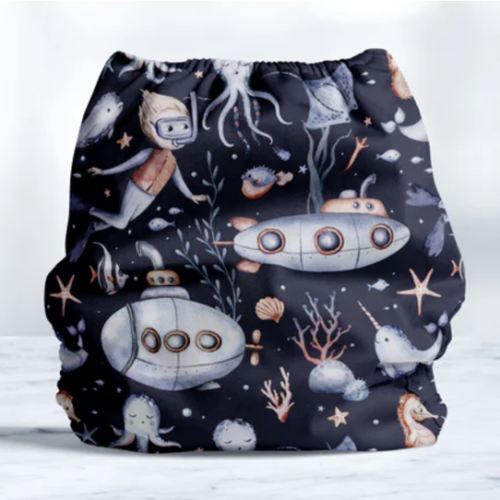 Dive! Dive! Dive! Pocket Cloth Diaper – Arcadia's Nursery