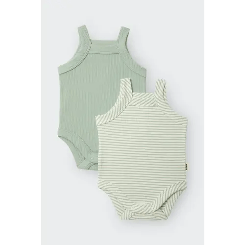 Newbies Rib Singlet Suit 2 Pack