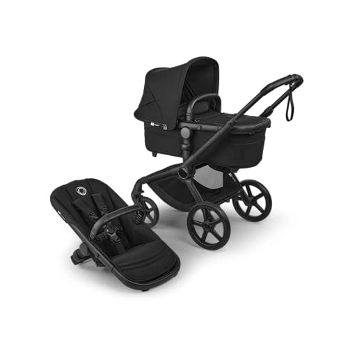 Bugaboo Fox 5 Renew Full Size All Terrain Premium Stroller from Newborn to Toddler - Heritage Black