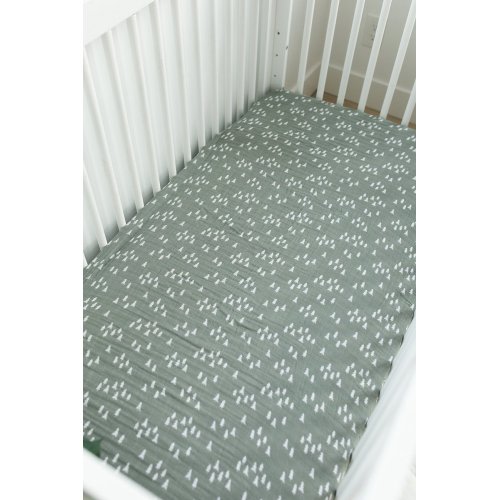 Pines Crib Sheet – Mebie Baby