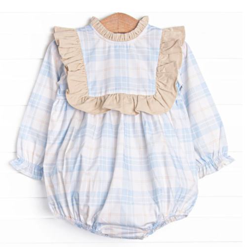 Picture Perfect Plaid Bubble, Blue – Stitchy Fish