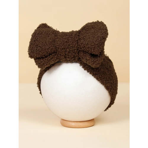 Teddy Bow, Chocolate Brown