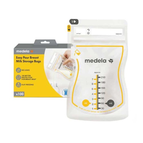 Easy Pour Breast Milk Storage Bags (100 ct)