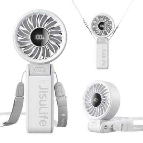JISULIFE Handheld Portable Fan Life 7 Gray