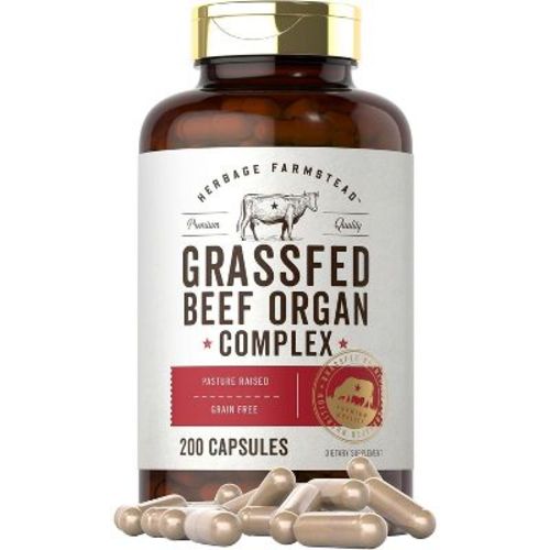 Carlyle Herbage Farmstead Grassfed Beef Organs Capsules | 200 Count