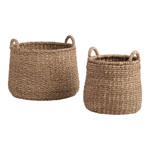 Noelle II Natural Hyacinth Tote Basket - World Market