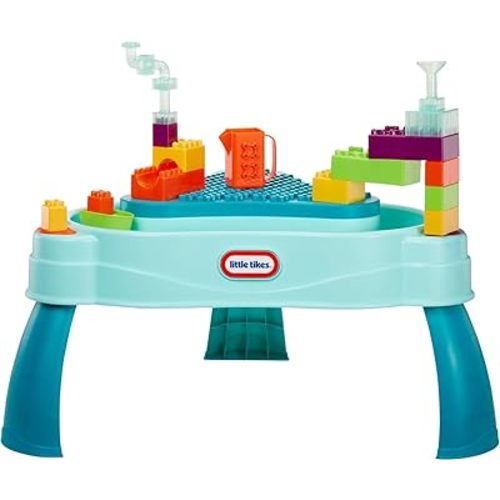 Little Tikes Build & Splash Water Table for Sibling Fun