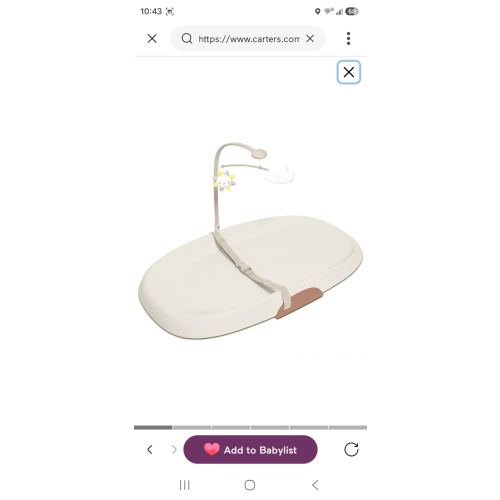Nursery Style Wipe-Clean Changing Pad - 18 in - Oat | Carter's