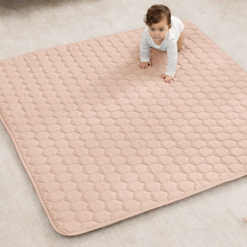 Play Mat with Non-Slip Bottom in Blush