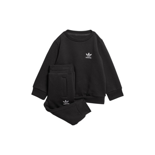 Trefoil Essentials Crewneck Sweatshirt & Joggers Set, 12M