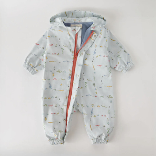 Park Suit - Crawling Critters Blue