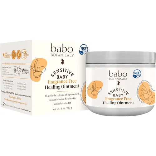 Sensitive Baby Healing Ointment - for Irritated/Itchy Skin - Face, Body, Diaper Area, Eczema