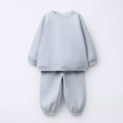 BASIC SWEATSHIRT AND JOGGER PANTS SET - Pastel blue | ZARA United States