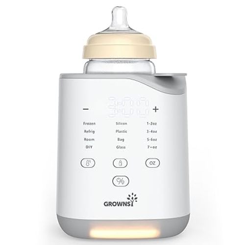 Grownsy NightEase Pro Bottle Warmer for Night Breastfeeding