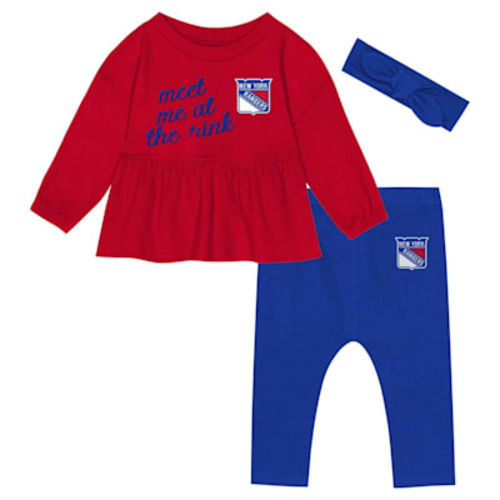 Outerstuff Rink Queen 3 Piece Set - New York Rangers - Infant