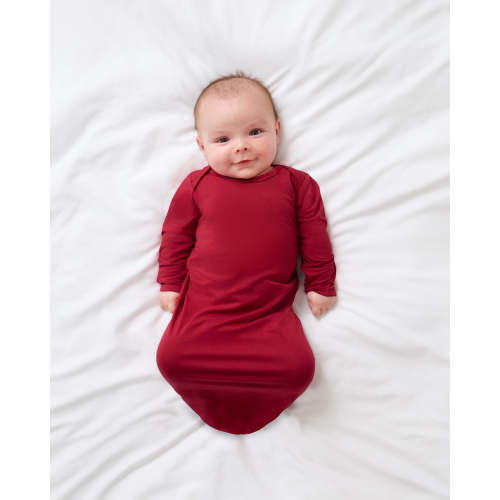 Holiday Red Infant Gown - Little Sleepies