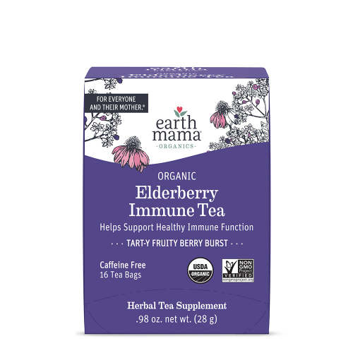 Organic Elderberry Immune Tea | Earth Mama