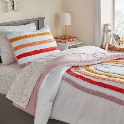 Kids' Comforter Set Placed Rainbow - Pillowfort™