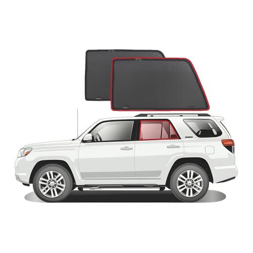 Toyota 4Runner 5th Generation Car Rear Window Shades (N280; 2009-2024) - Snap Shades