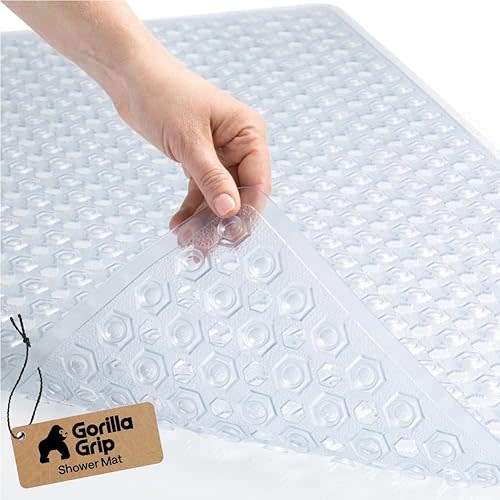 GORILLA GRIP Bathtub Shower Mat - Clear