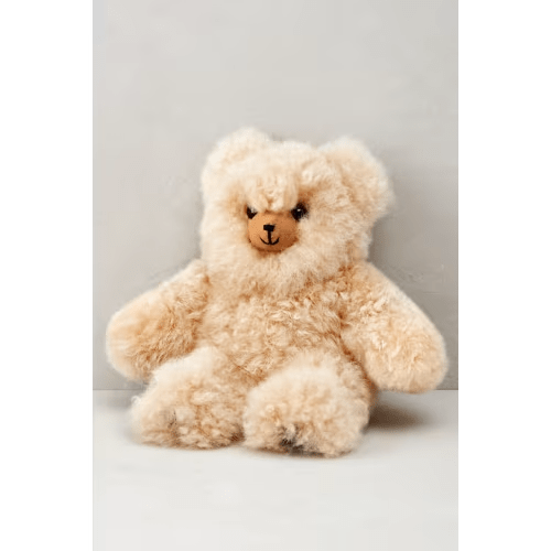 Noah 13" Alpaca Fur Teddy Bear