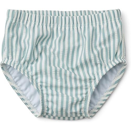 Infant Baby Boys & Girls Swim Diapers Washable Reusable Swimming Diaper BPA Free Swimmers Seersucker Swim Pants 9-12M