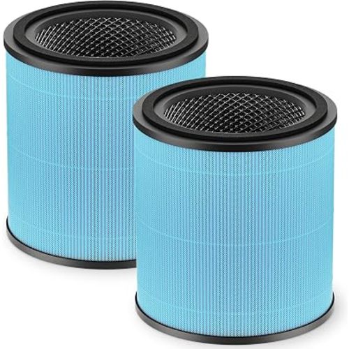 AP0601 Replacement Filter Compatible with AIRTOK AP0601 Air Purifier, 4-in-1 H13 True HEPA and High-Efficiency Activated Carbon Filter, AP0601-RF, 2 Pack
