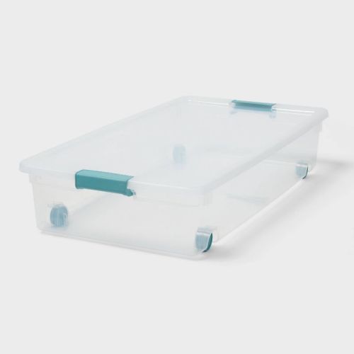 60qt Underbed Storage Bin with Latches - Brightroom™