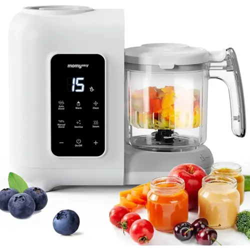 MOMYEASY Baby Food Maker, Baby Food Processor with Steam & Grinding
