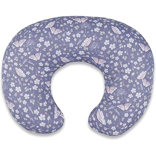 Nursing Pillow & Breastfeeding Pillow – Ergonomic C-Shape for Breastfeeding & Bottle Feeding, Standard Size Breathable with Washable Cover, Hypoallergenic,Tummy Time & Sitting Support (0-12Months)