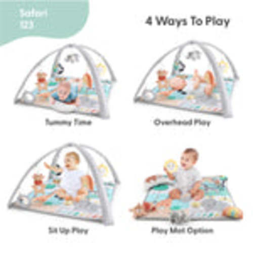 Safari 7-in-1 Baby Activity Gym and Playmat
