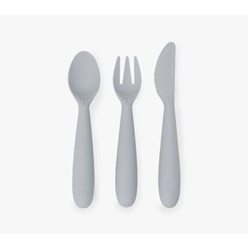 EZPZ Happy Utensils, Pewter