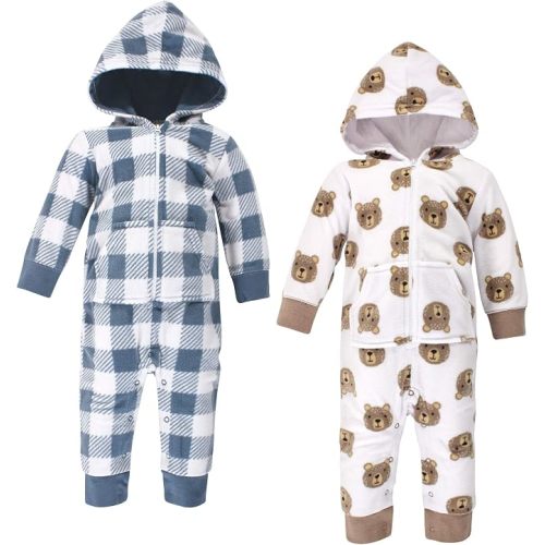 Hudson Baby Unisex Baby Fleece Jumpsuits, Coveralls, and Playsuits