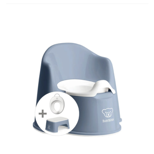 Potty Training Bundle in Deep Blue & White | Over The Moon