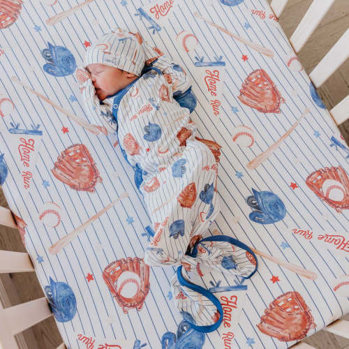 Premium Knit Fitted Crib Sheet - All Star