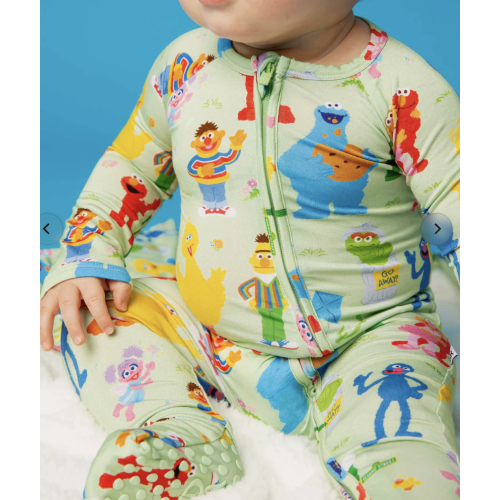 (3-6 month) Sesame Street Convertible Romper