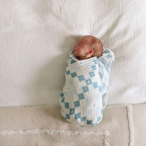 Grandma's Goose QUILTED 6 Layer Gauze Blanket