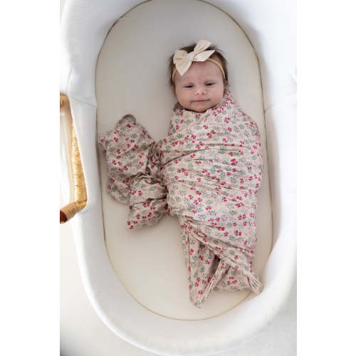 MINI BERRY FLORAL | SWADDLE