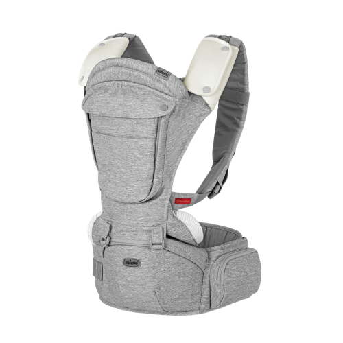 Open Box Chicco SideKick Plus 3-in-1 Hip Seat Baby Carrier, Infant Carrier, Hip Seat Carrier, Hip Seat - Titanium (Grey), New