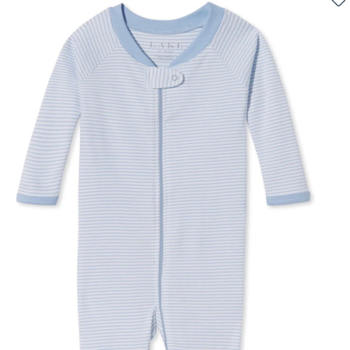 LAKE | Baby | Pima Cotton Pajamas | French Blue 6-9 mo