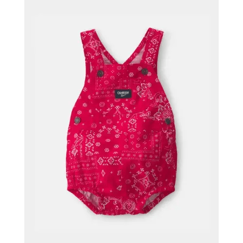 Baby Bandana Bubble Romper - Red - OshKosh B'gosh | Carter's