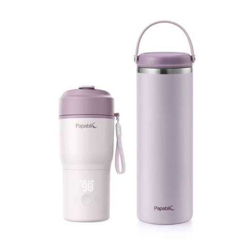 Papablic 360° Breastmilk Cooler & Portable Breast Milk Warmer, Purple