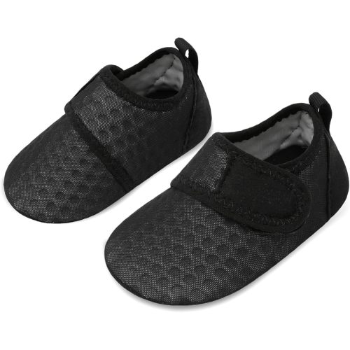 JIASUQI Baby Boys and Girls Barefoot Swim Water Skin Shoes Aqua Socks for Beach Swim Pool
