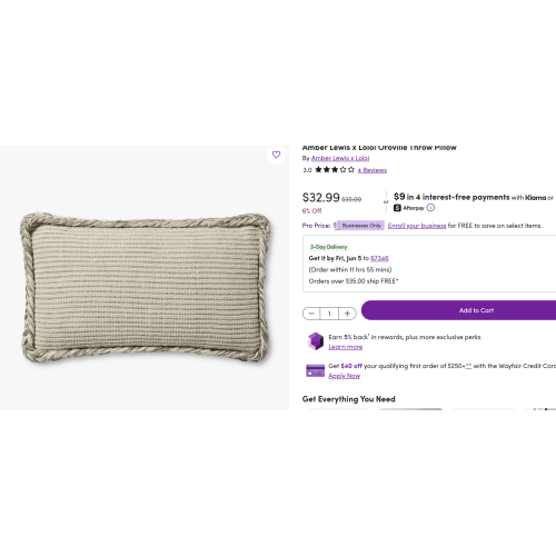 Nursey Chair Pillow