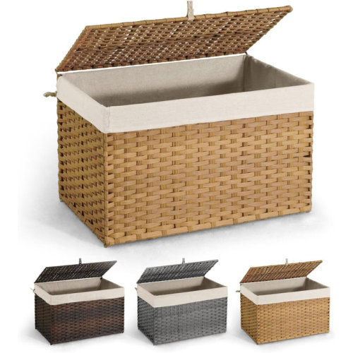 Bay Isle Home™ CAPHAUS Rattan Laundry Basket, 65L-160L Capacity, Removable Liner Bags, 3 colors & Reviews | Wayfair