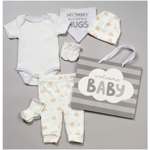 Baby Unisex (NB-6M) baby views® 8pc. Bear Hugs Hanging Gift Set - Boscov's