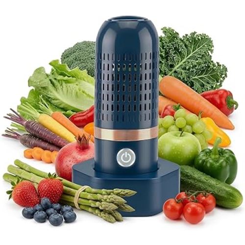 Fruit and Vegetable Purifier Cleaner Washing Machine Capsule Shape Cleaner Device OH-ion Purification Technology for Cleaning Veggie Grains Rice Meat Seafood